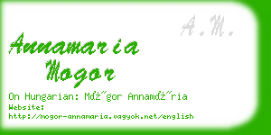 annamaria mogor business card